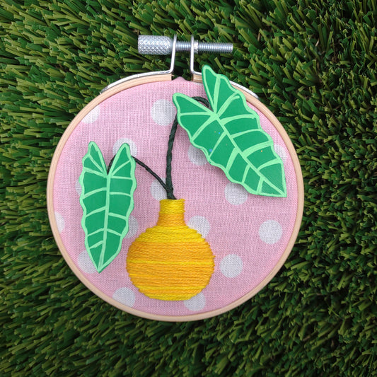 Love and Plants mini paper embroidery patterns by Mayuka Fiber Art - Maydel