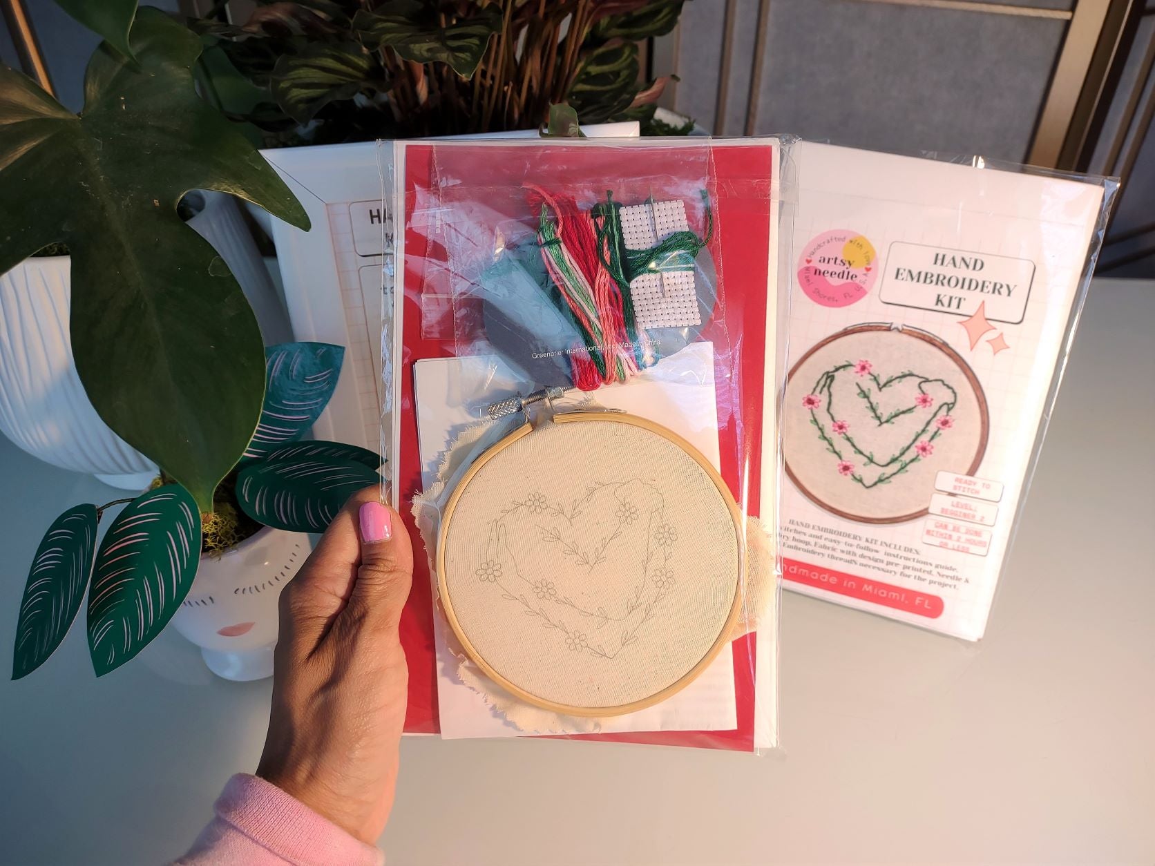 Self Love Blooming Hand Embroidery KIT for Beginners – Artsy Needle